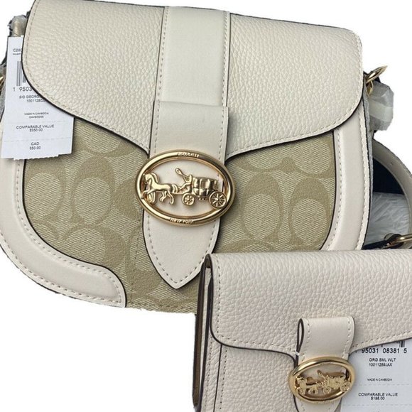 COACH Bag SET NWT Georgie + Wallet NEW - Picture 3 of 10